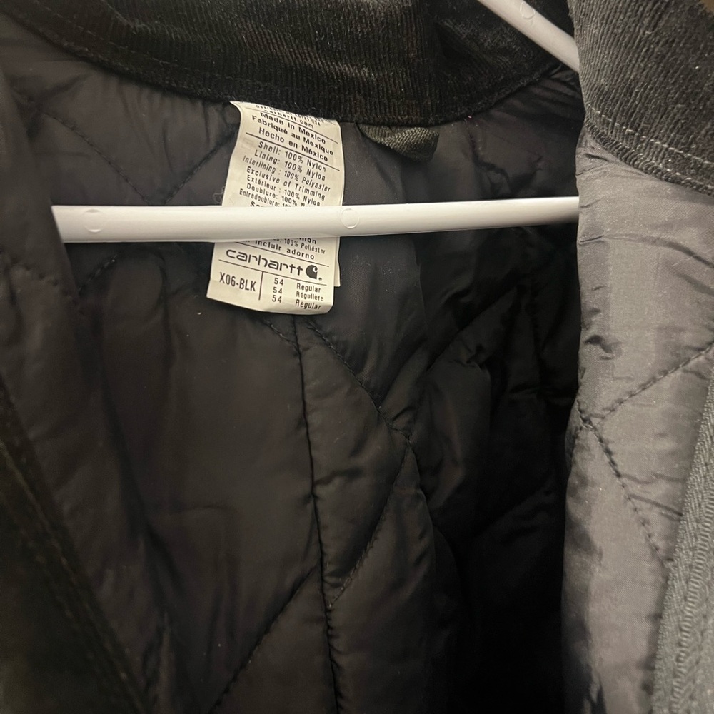 Men’s Black Carhart winter overalls Snow Suit